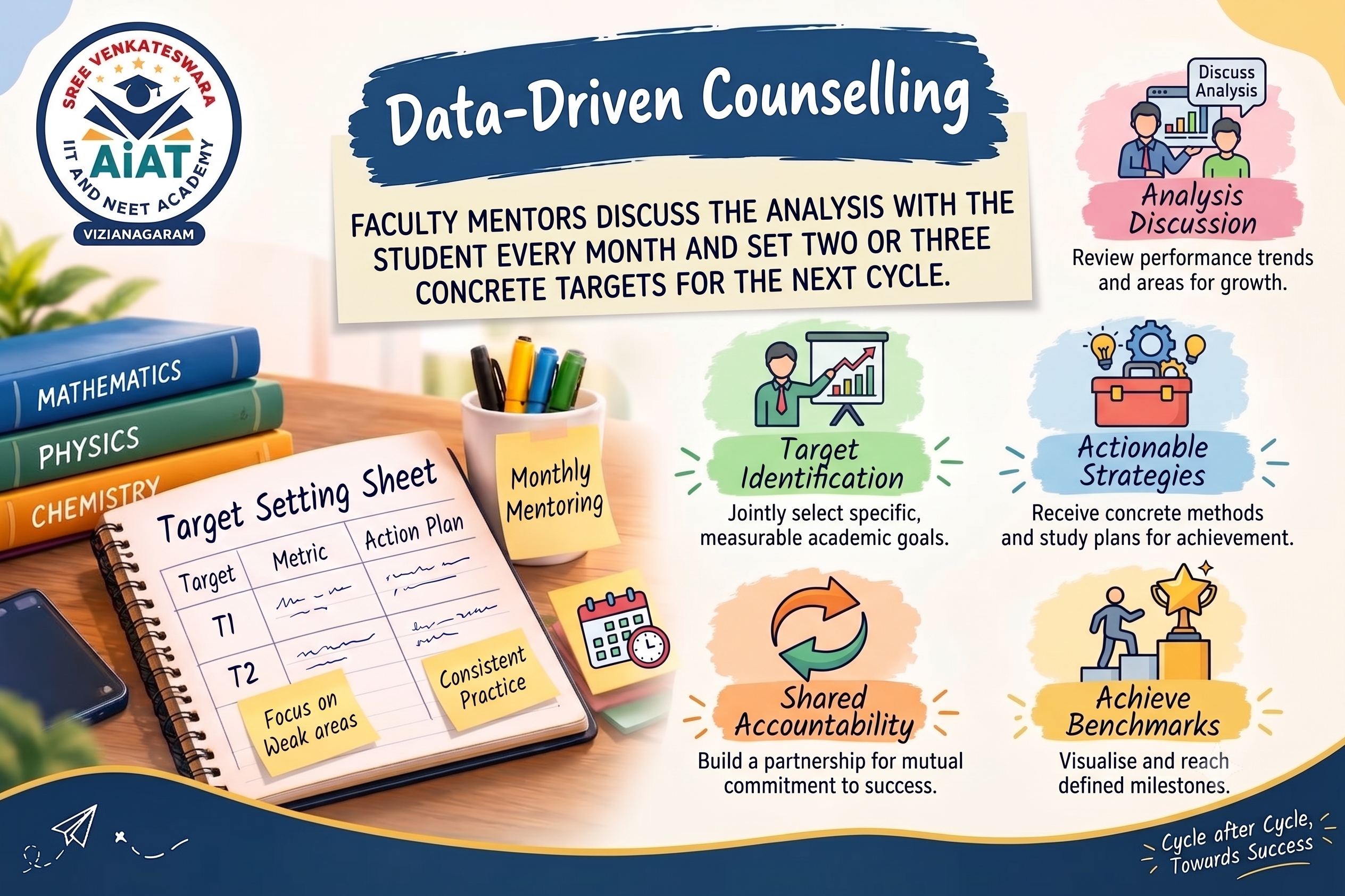 Counselling on test data