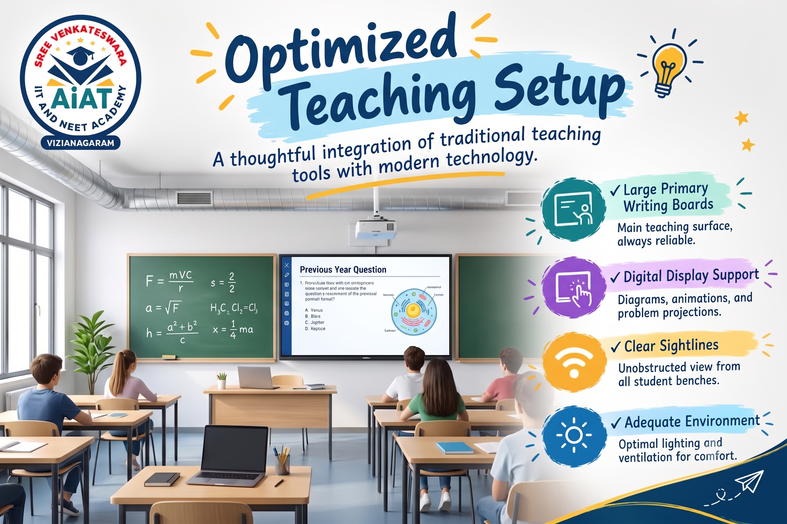 Teaching setup