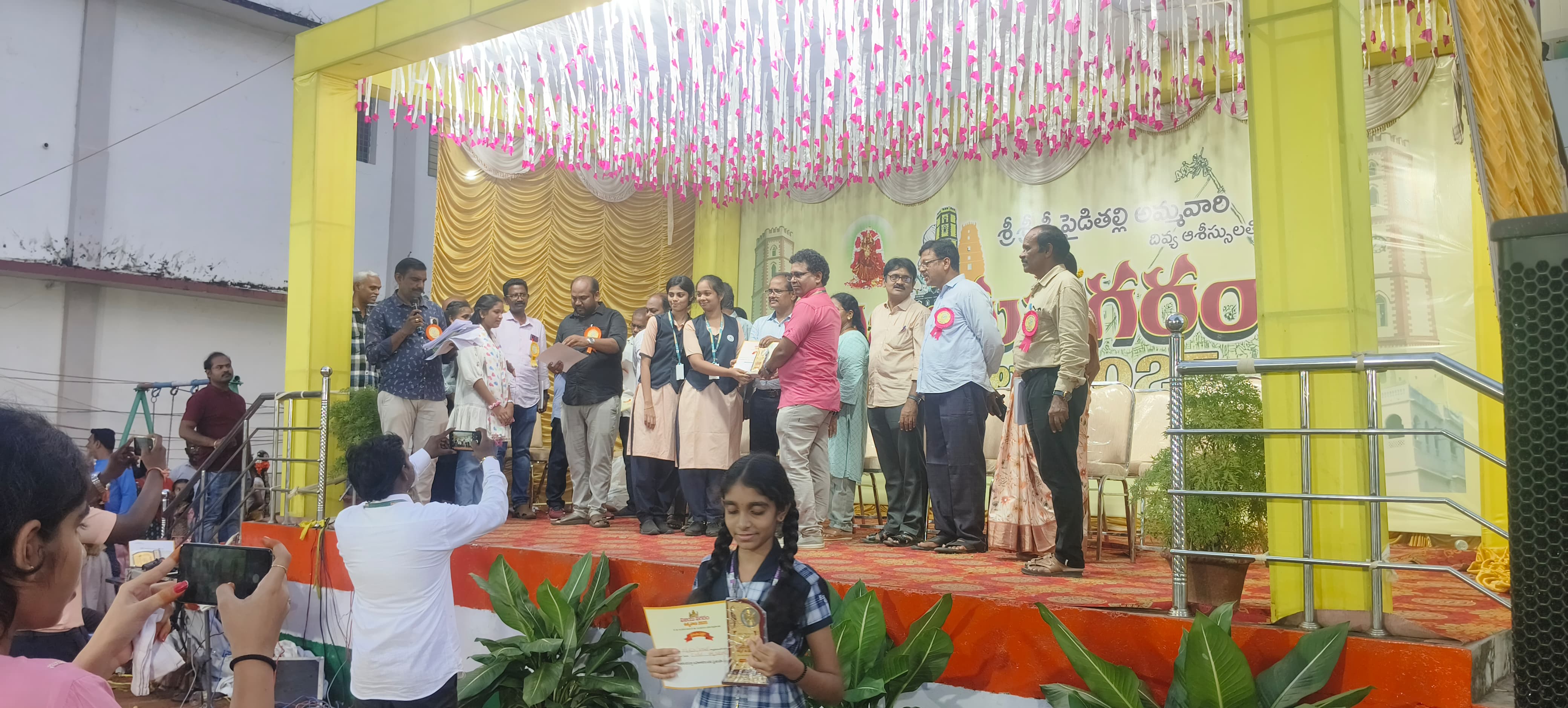 Student activity at Sree Venkateswara AIAT Junior College, Vizianagaram