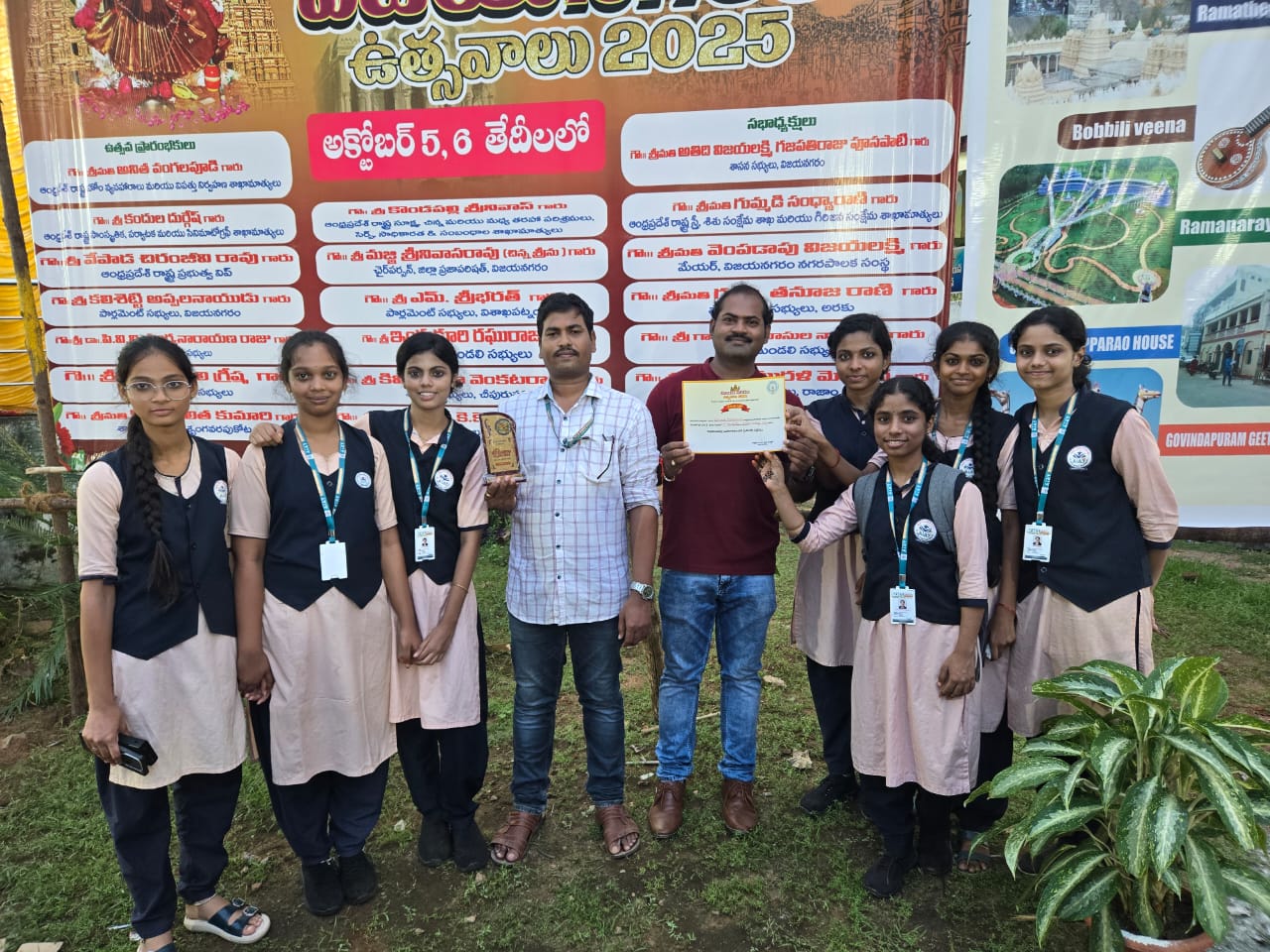 Student activity at Sree Venkateswara AIAT Junior College, Vizianagaram