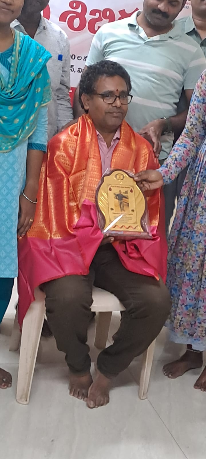 Blood donation camp at Sree Venkateswara AIAT Junior College, Vizianagaram